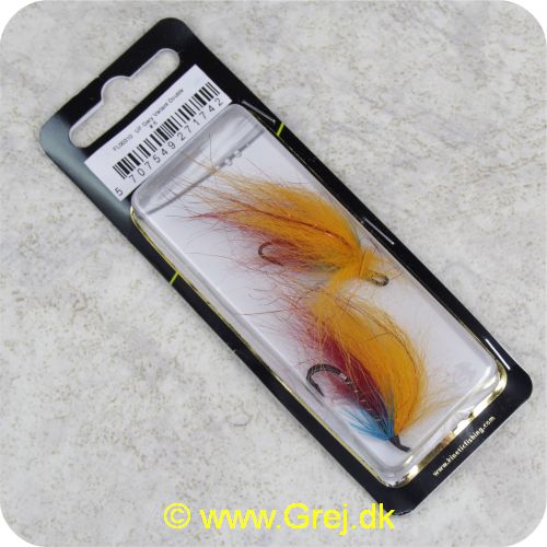 5707549271742 - Unique Flies - 2 stk. pakke - Gary Variant Double TMC 9909 BK #6 (FL00310)