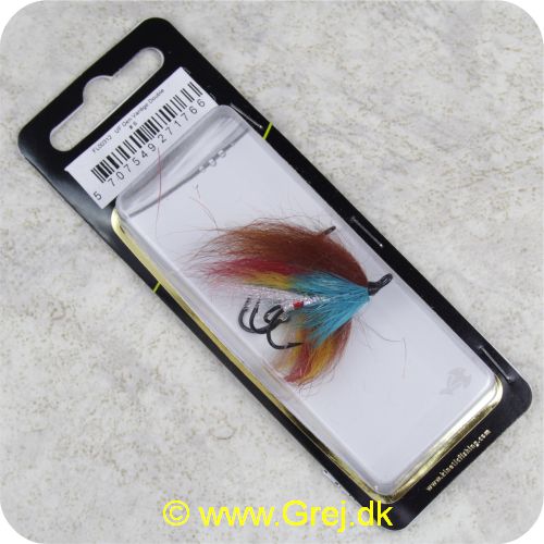 5707549271766 - Unique Flies - 2 stk. pakke - Den Vanlige Double TMC 9909 BK #6 (FL00312)