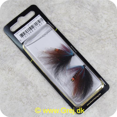 5707549271827 - Unique Flies - 2 stk. pakke - Thunder n Lightning Variant Tube Plast 1 tomme (FL00315)