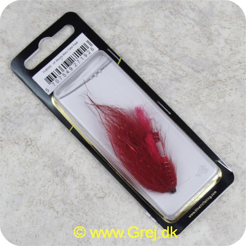 5707549271926 - Unique Flies - 2 stk. pakke - Bloody Mary Tube Plast 1 tomme (FL00325)