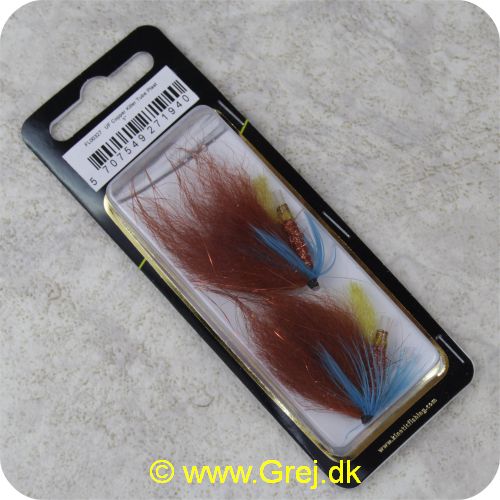 5707549271940 - Unique Flies - 2 stk. pakke - Copper Killer Tube Plast 1 tomme (FL00327)