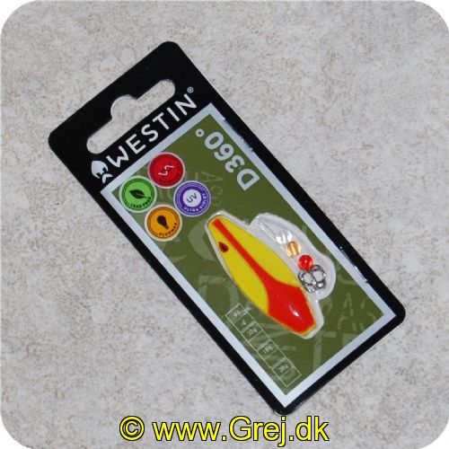 5707549337677 - Westin D360 grader - 40mm - 6 gram - Dragon Fruit - Materiale: Zink - Den har en irregulær aktion i vandet. som tiltrækker fiskene