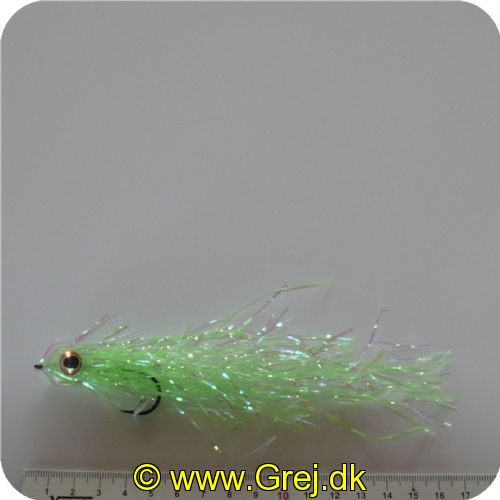 5707549407554 - Geddeflue - Mylar Glowing Lime - Str. 4/0