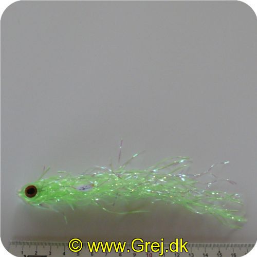 5707549407561 - Geddeflue - Mylar Tube Glowing Lime - 5cm rør