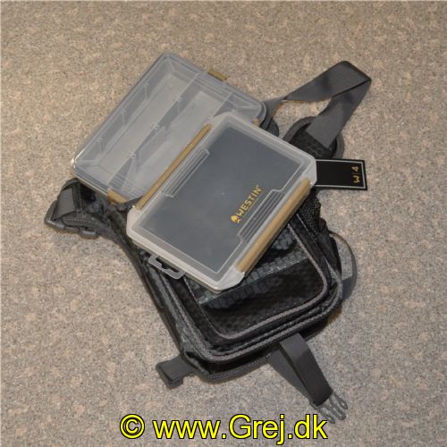 5707549509500 - Westing Sling Bag taske med 2 bokse - Medium Titanium Black