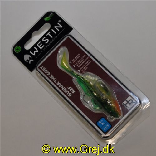5707549515044 - Westin GUNNAR THE GOBY - R2F - 8CM - #1/0 - 9G - SINKING - SLIMY GREEN