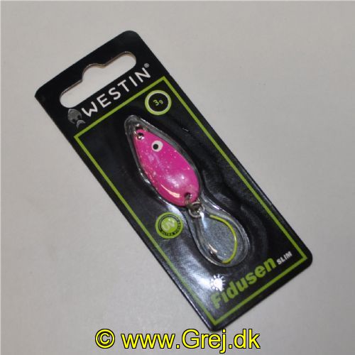 5707549518489 - Fidusen Slim - 3 gram - Forside: Pink splat - Bagside: Sort splat - Farvenavn: Black/Pink Splat (Ultimate)
