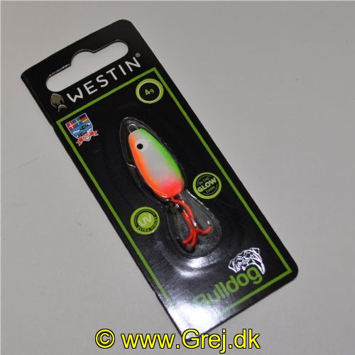5707549518564 - Westin - Bulldog - 4 gram - Orange/Chartreuse Glow (Ultimate)