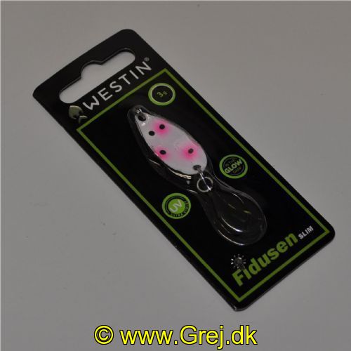 5707549534670 - Fidusen Slim - 3 gram - Forside Sort med øje - Bagside: Hvid med sorte pletter (Black/White Clown)