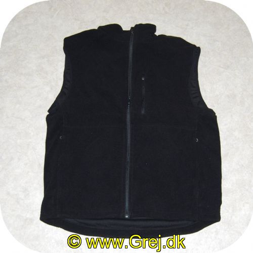 5708058007785 - Geoff Andersen Exusu Vest - Str. XL - Sort - Fleece vest