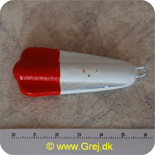 5708389133634 - Sildesynk  40 gram - Blyfri - m/Rød/Hvid gummicoating