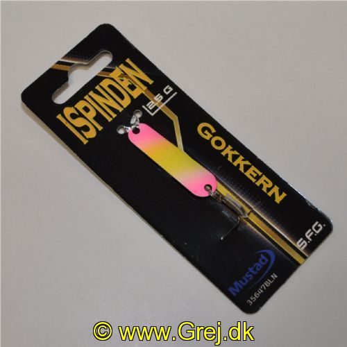 5740028800828 - ISpinden - 2,5 gram - Forside: Pink/Gul/Pink - Bagside: Sort m/Glimmer - Farvenavn: Gokkern