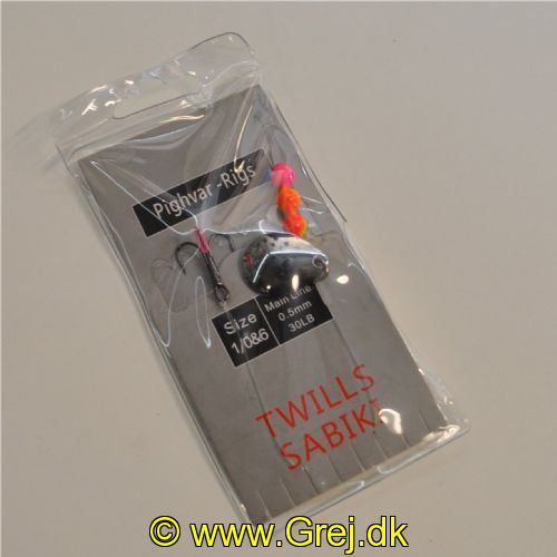 5744003780075 - Twills Pighvar forfang i 0,5mm line - krog: 1/0 og 6