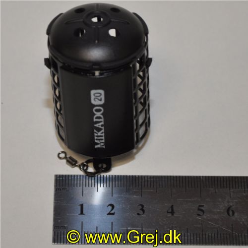 5900637533726 - Mikado Klassisk Rund Cage m/vægt i enden - 20g - Str. 32x37mm