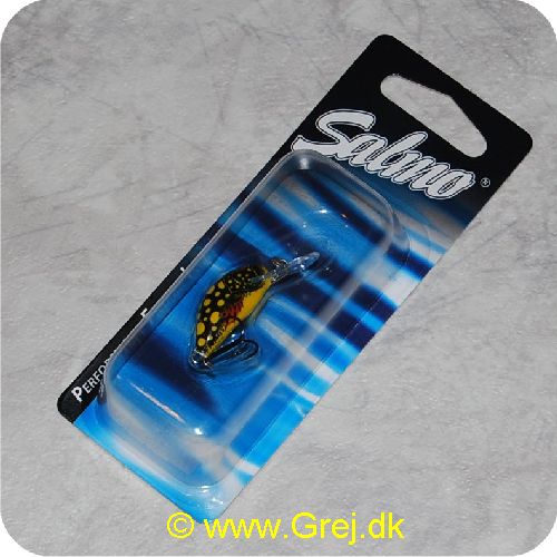 5907503896213 - Salmo - Hornet - Synkende - 2,5cm/1,5g - Arbejdsdybde: 0,5-1,0m - Sort/gul med gule pletter