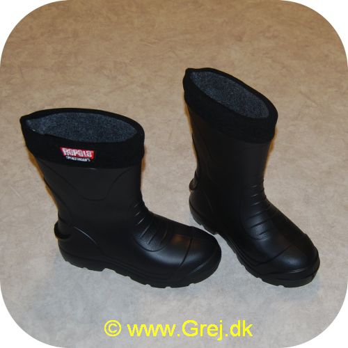 6416173022727 - Rapala Sportsmans Super Light Støvler str. 45 - Sort - Kort Model - Fremstillet i EVA materiale. der gør dem meget lette og varme - beskytter mod lave temperaturer ned til -30 grader - Indersokken kan vaskes ved 40 grader