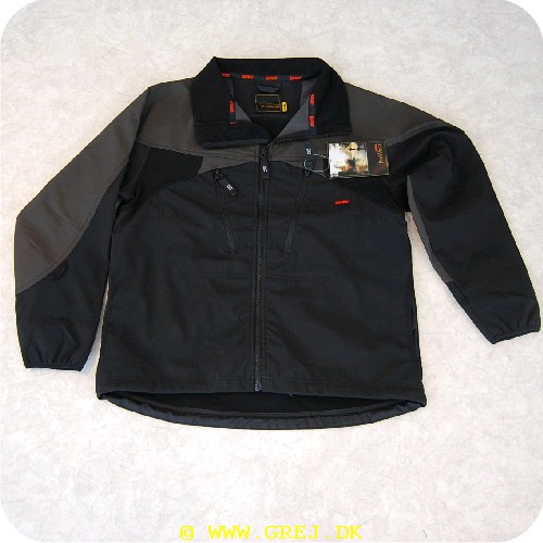 6430021140517 - Rapala Windlock Jacket<BR>Farve: Sort/Grå<BR>Strørrelse: M<BR>Varm og vindtæt jakke med strækstykker under armene for optimal bevægelsesfrihed.<BR>Vandafvisende Taslan yderbeklædning er kombineret med varm fleece på indersiden.