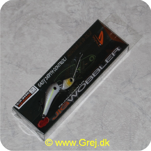 6430036511289 - JigWobbler 6 gram - Sexy Shad  - Blå/grå/gul - langsom synkende