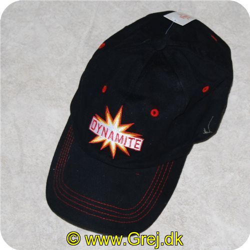 6430048102062 - Dynamite bait Cap med påsyet logo (Sort cap)