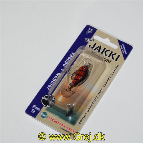 6430073671205 - JAKKI mini wobler - 2,5 cm - 2 gram - Brun fisk med gul bund