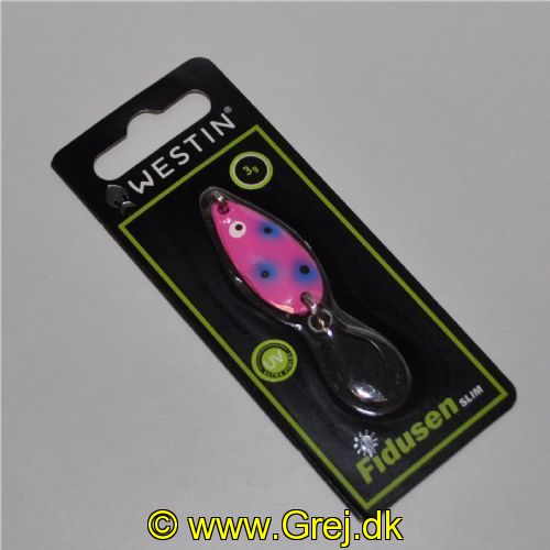 655746525241 - Fidusen Slim - 3 gram - Forside: Pink med pletter - Bagside: Gul med pletter - Farvenavn: Pink/Yellow clown