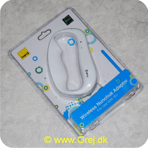 663452784906 - Trådløs Nunchuk Adaptor<br>
Farve: Hvid<br>
inkl 2x AAA batterier