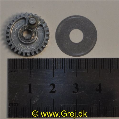 6Q139001 - Gear/Oscillate Gear (Org nr. 62-66) til Daiwa Ninja hjul Str. 2500 (Res. del nr. 6Q139001+6H595701+6H770601+6H129200+6G469005)
