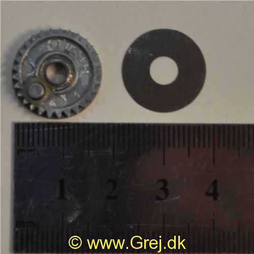 6Q375201 - Gear/Oscillate Gear (Org nr. 62-66) til Daiwa Ninja hjul Str. 1000-2000 (Res. del nr. 6Q375201+6H607902+6H770601+6H129200+6G469005)