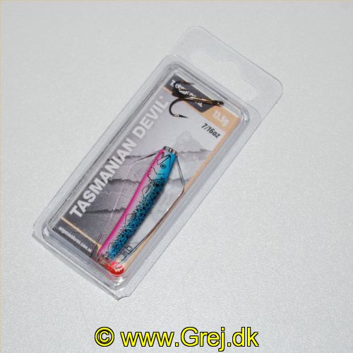 702635270451 - Tasmanian Devil - Type: 45 - Blå/Pink med ørred - Rainbow Trout - 13,5g