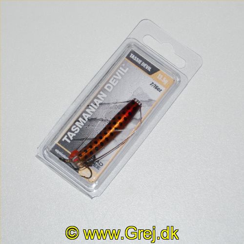 702635270482 - Tasmanian Devil - Type: 48 - Kobber/Rød med sorte pletter - Brown Bomber - 13,5g