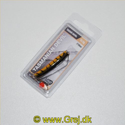 702635271021 - Tasmanian Devil - Type: 102 - Sort/Orange med sorte striber - Bengal Tiger - 13,5g