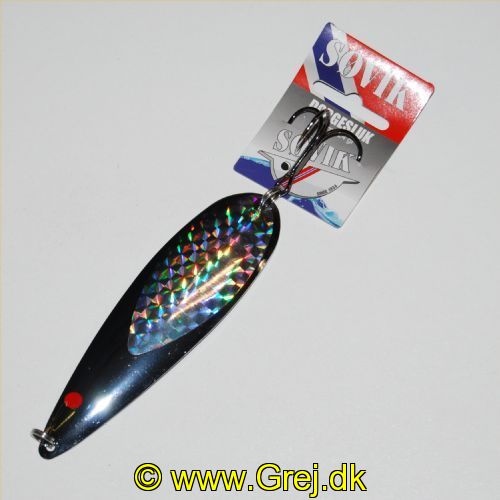7070795056387 - Trolling/Kystblink - Søvik - Drogesluk - 12 cm - 24g - Sølv med sølv glimmer med rød øje - 110% PRISGARANTI*
<BR><BR>
* 110% PRISGARANTI overfor alle Danske butikker der har dem på lager