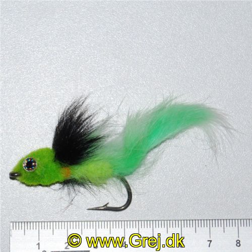 709276011371 - Turrall Widower - Two Faced Lime Pike Fly - Til gedde og aborre - 3/0