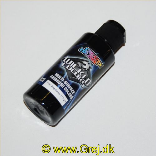 717893200027 - Airbrush Farve - 60 ml. - Farve: Black (0002)