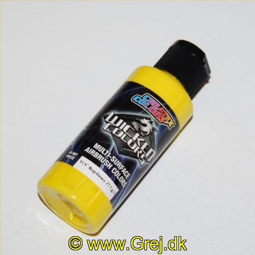 717893200034 - Airbrush Farve - 60 ml. - Farve: Yellow(0003)