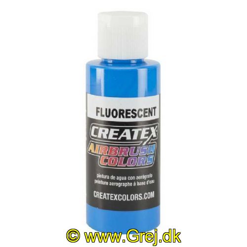 717893254037 - Airbrush Farve - 60 ml. - Farve: Fluorescent Yellow (5405)
<BR>
Fluoreserende Blå