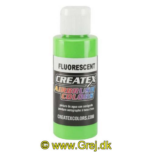 717893254044 - Airbrush Farve - 60 ml. - Farve: Fluorescent Green (5404)
<BR>
Fluoreserende Grøn
