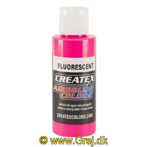 717893254075 - Airbrush Farve - 60 ml. - Farve: Fluorescent Hot Pink  (5407)
<BR>
Fluoreserende Varm Pink