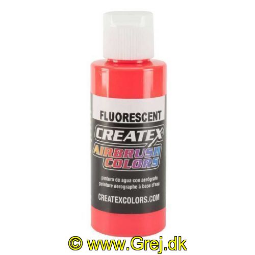 717893254082 - Airbrush Farve - 60 ml. - Farve: Fluorescent Red (5408)
<BR>
Fluoreserende Rød
