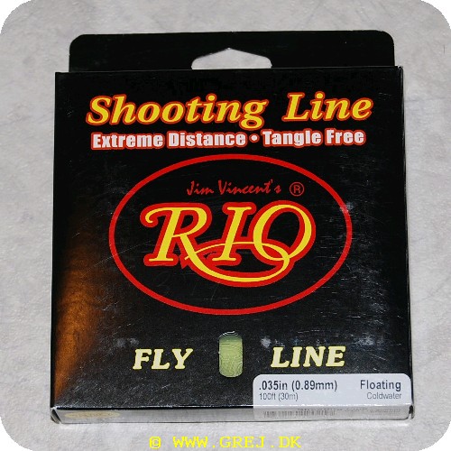 730884190213 - Rio Shooting Line Flydende - 0,89 mm - chartreuse(gulgrøn) - Coldwater - 
Powerflex core shooting line har en stærk single-stand monofilament med en tynd diameter