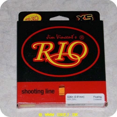 730884190305 - Rio Shooting Line-flydende-orange-0,610mm<LI>Powerflex Core Shooting linehar en stærk monofilament core som resulterer i en tynd diameter