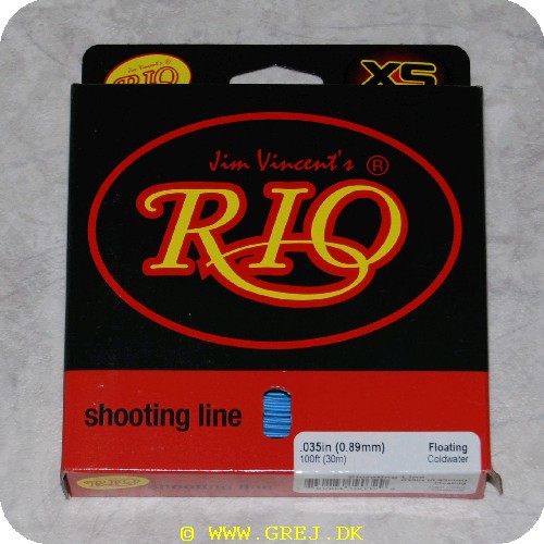 730884190329 - Rio Shooting Line-flydende-blå-0,89mm<LI>Powerflex Core Shooting line har en stærk monofilament core som resulterer i en tynd diameter