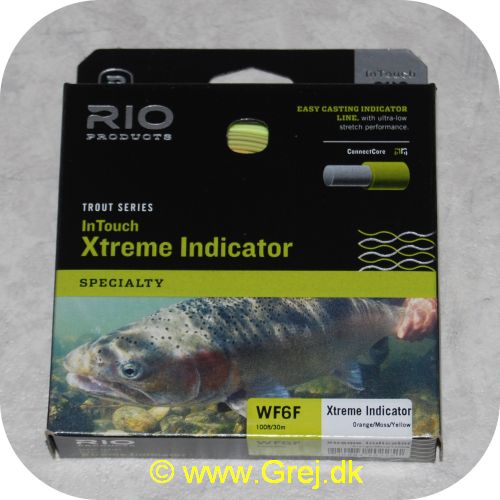 730884202251 - In Touch Xtreme Indicator WF6F - 100ft/30.5m -  Orange/Moss/Yellow - Hovedlængde: 10 meter - Flydende - Loops i begge ender