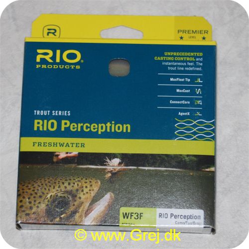 730884204576 - Rio Perception Trout Freshwater WF3F - Camo/Tan/Gray - 80ft/24.4m - Loops i begge ender