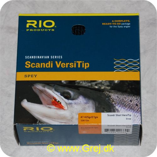 730884206624 - Rio Scandi Short VersiTip Klasse 7 Tips F/I/S3/S6 - 425g/27gm - 10.1m - 28g - Straw Loops i begge ender - RP20662 - tohånds - 4 liner i en