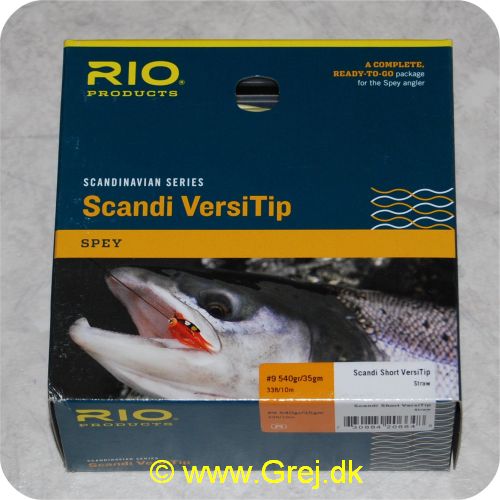 730884206648 - Rio Scandi Short VersiTip Klasse 9 Tips F/I/S3/S6 - 540g/35gm - 10.1m - 35g - Straw Loops i begge ender - RP20664 - tohånds - 4 liner i en