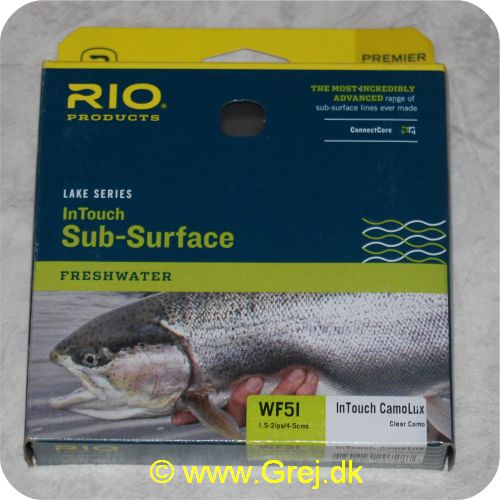 730884207287 - Rio In Touch CamoLux Sub-Surface Freshwater WF5I - Clear Camo - Sink 1.5-2.0ips - 90ft/27.4m - Front Loop