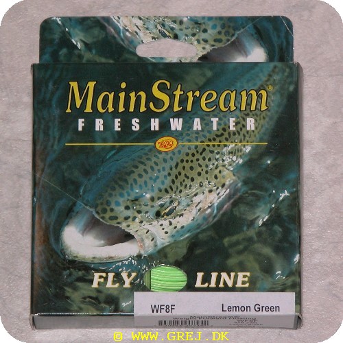 730884207454 - Rio Mainstream - Freshwater - Weight Forward 8 Floating - Lemon Green - 25 meter.