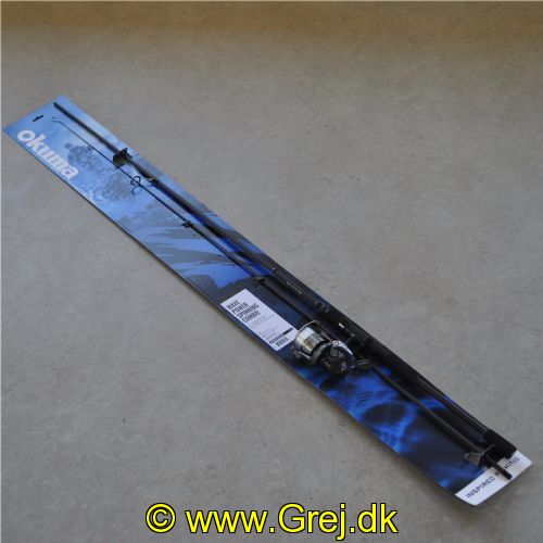 7317881419849 - Okuma - Wave Power Spinning Combo - 9 fod - 7-30g - Okuma hjul - inkl. 0,30mm Nylonline