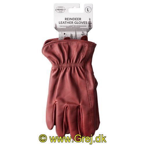 7317881545364 - Marttiini Reindeer Lædder handsker - Brun - Str. XL